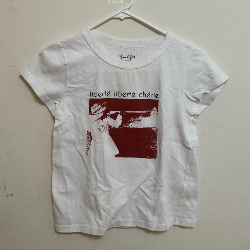 brandy melville liberte cherie baby tee